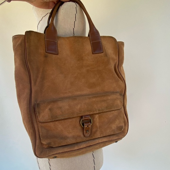 Suede tote JCrew - Picture 1 of 8